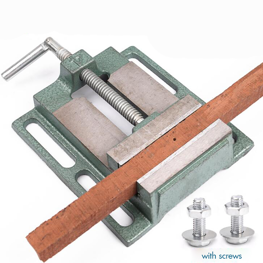 Woodworking Bench Vise - Cast Iron Drill Press Vise, 2.5