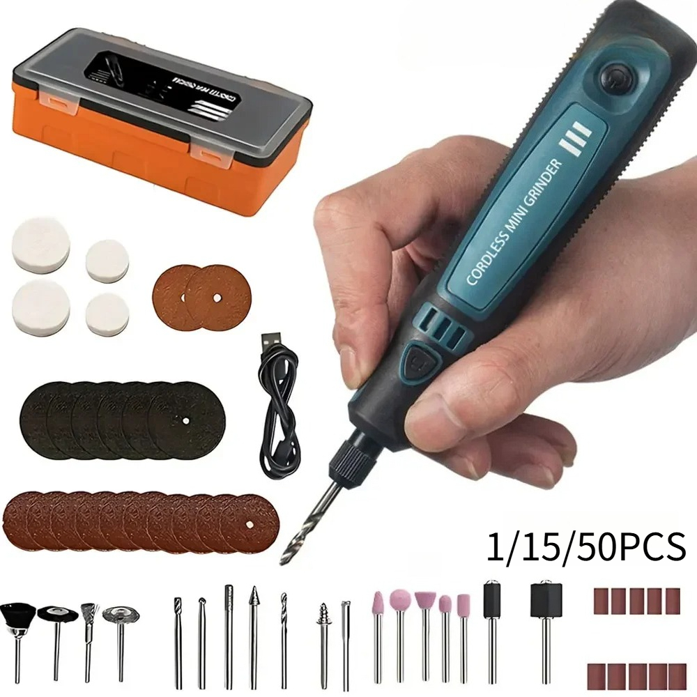 Woodworking Power Tools - USB Cordless Electric Grinder Portable Carving