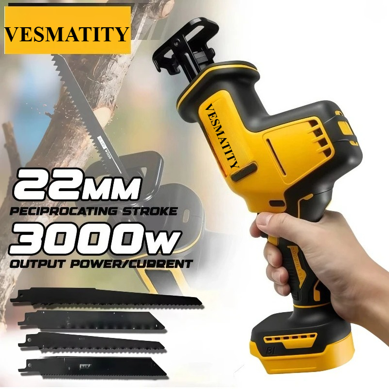 Woodworking Hand Saw - Cordless One-Handed Reciprocating Saw MAX* The