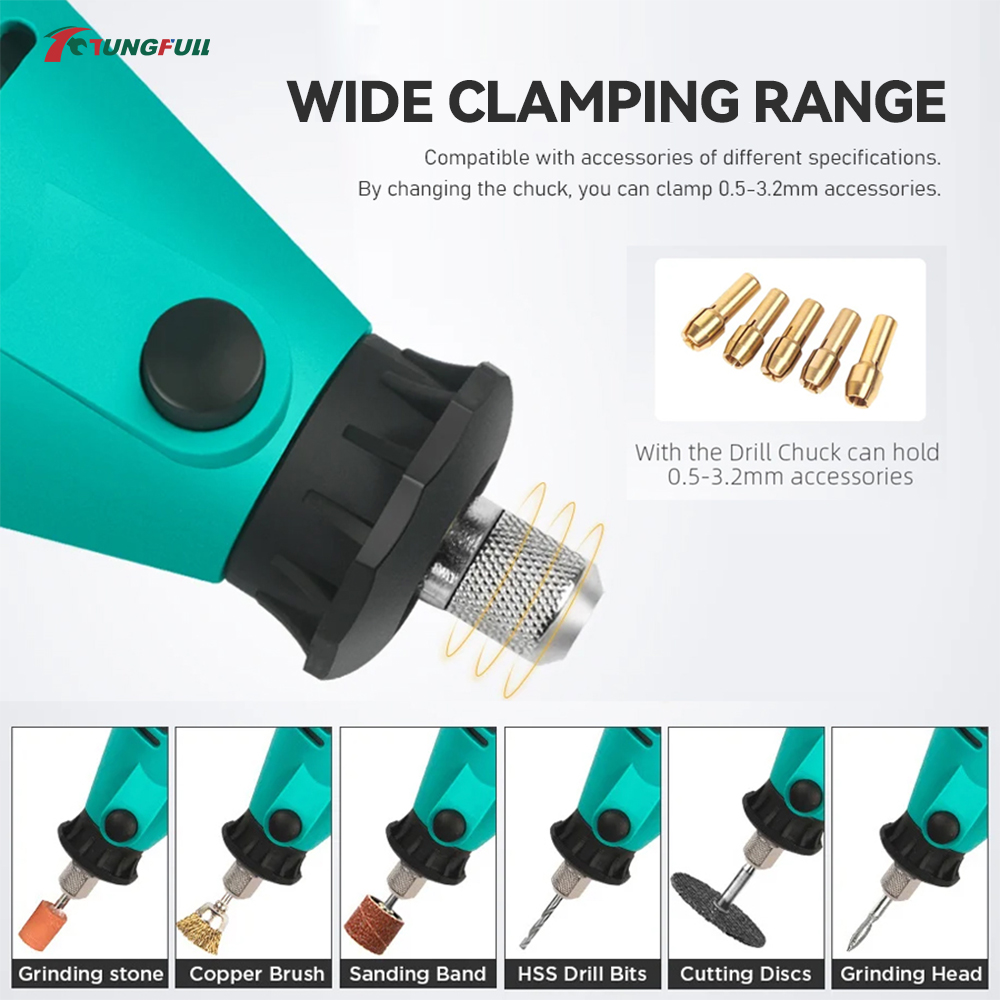 TUNGFULL Mini Electric Grinder - Woodworking Power Tools 评论和价格