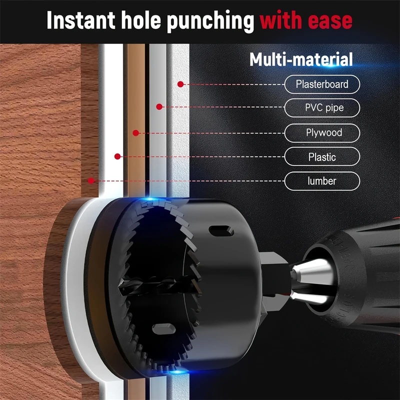 8pcs Woodworking Hole Saw Kit  - Woodworking Kit 评论和价格