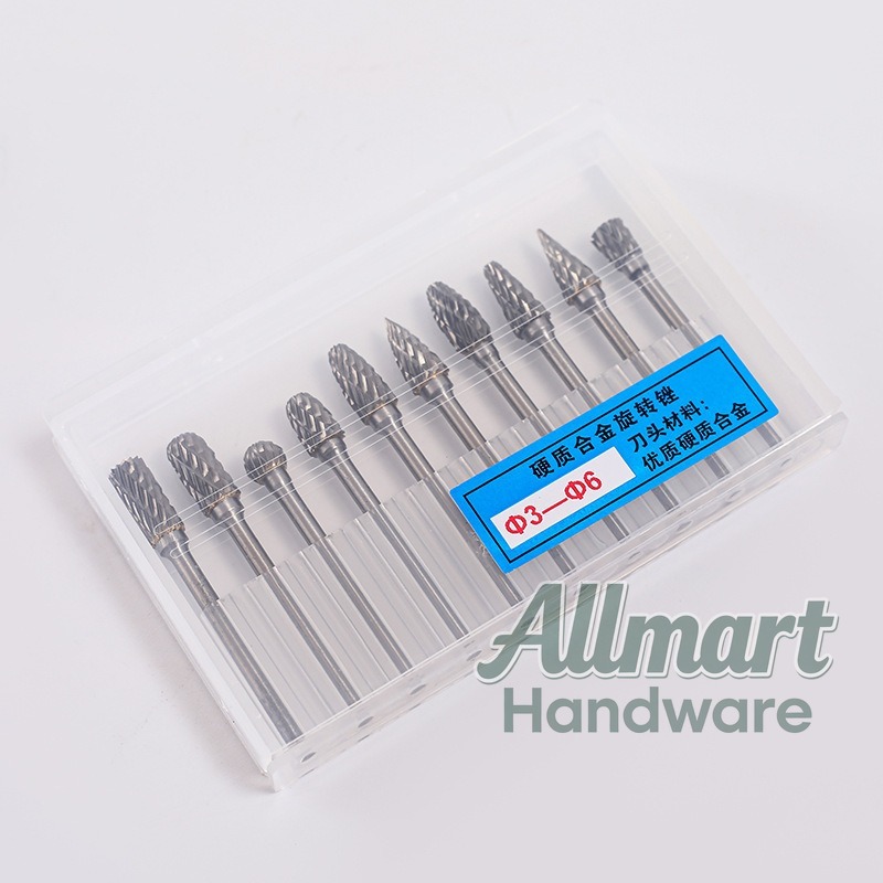 10PCS Wood Carbide Rotary Burr - Woodworking Kit 评论和价格