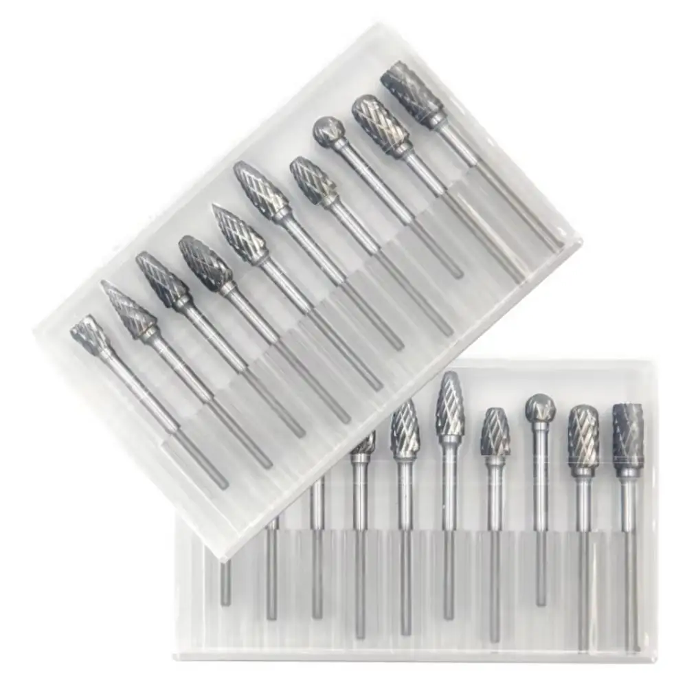 10PCS Carbide Rotary Burr Set  - Woodworking Kit 评论和价格