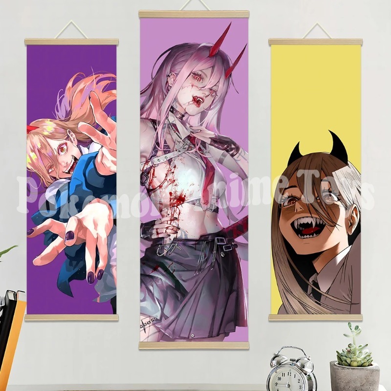 Chainsaw Man Anime Poster Wood - Woodworking Tv 评论和价格
