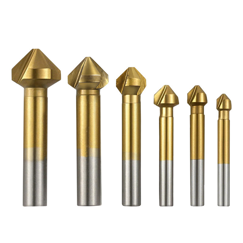 6Pcs 3-Flute Titanium Coated 9 - Woodworking Kit 评论和价格