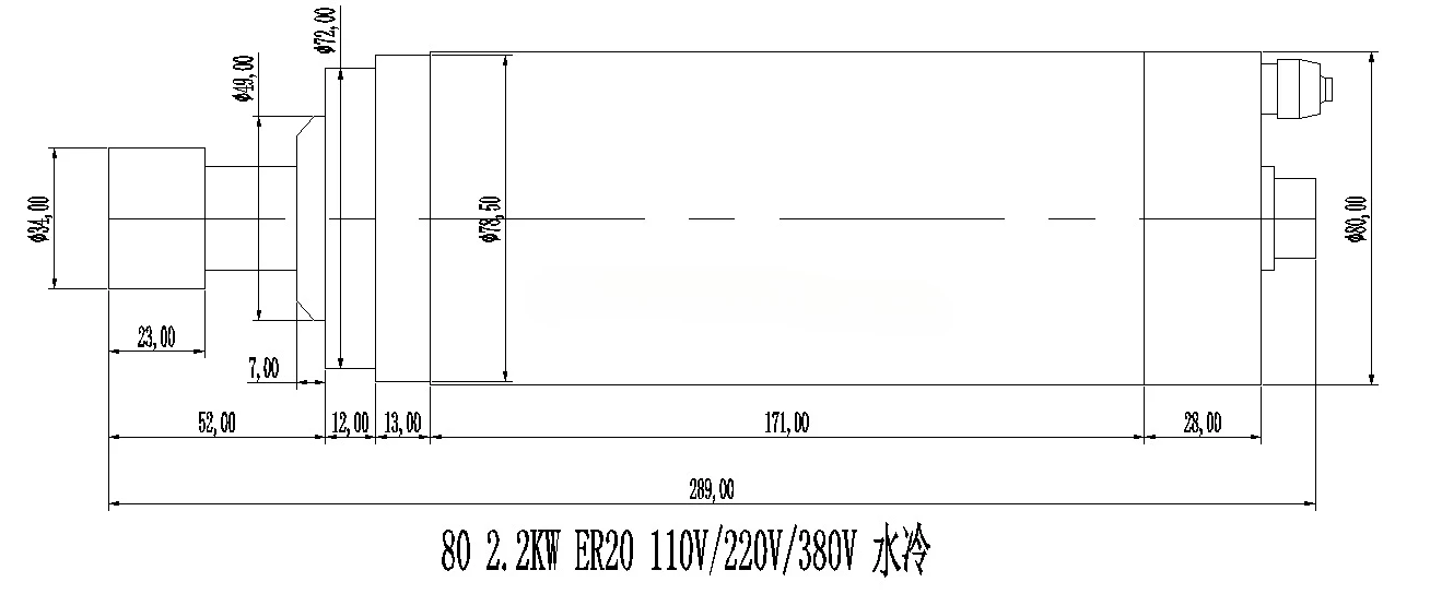 2.2 Kw Water Cooled Spindle Mo - Woodworking Kit 评论和价格