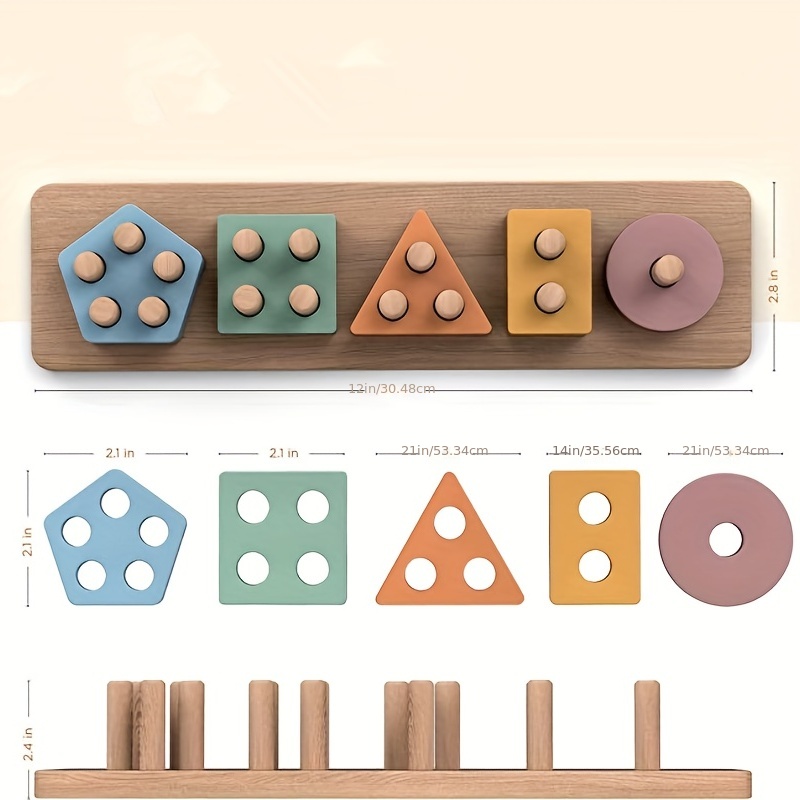 Montessori Toys For 18+ Months - Woodworking Kids Toys 评论和价格